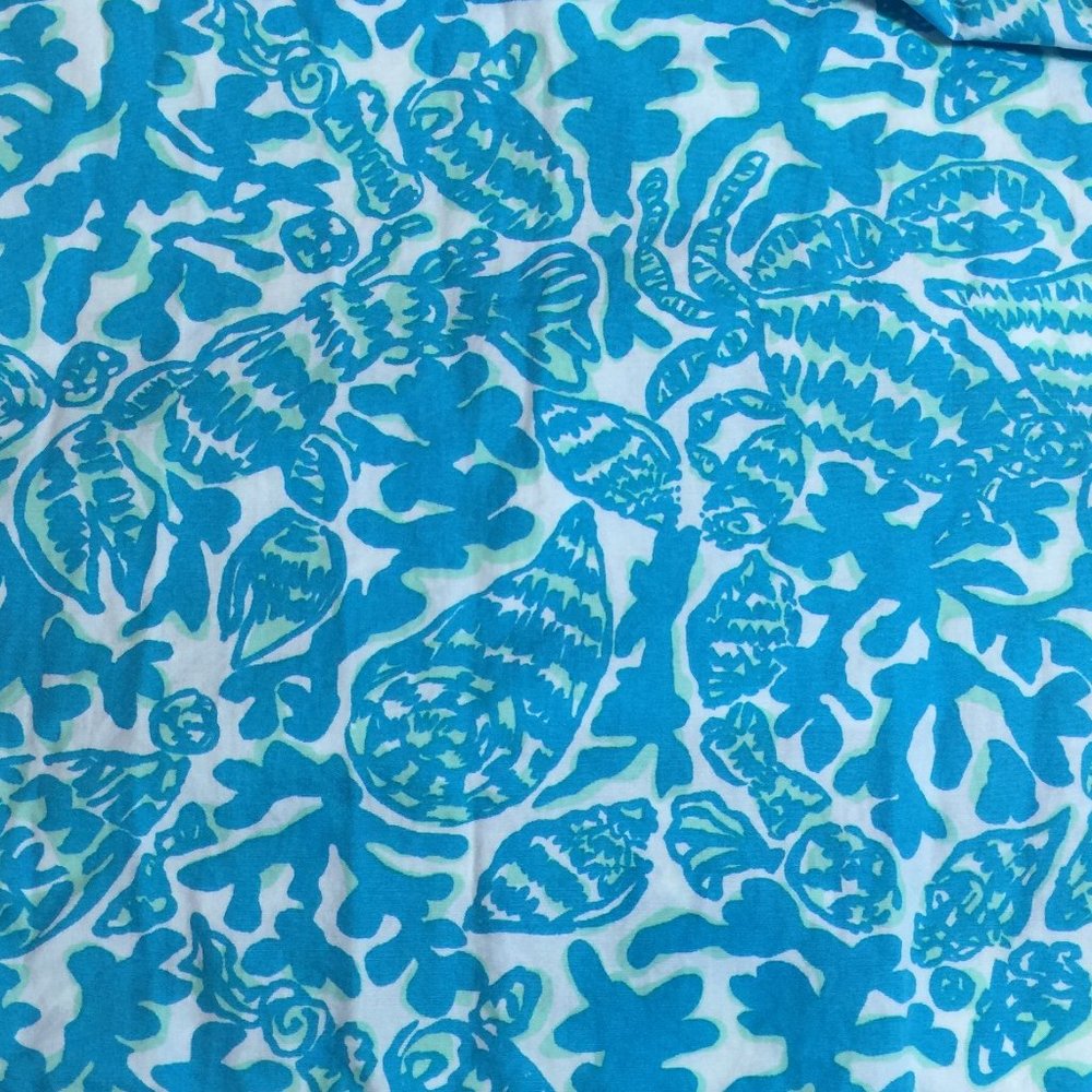 CLOSET CLOSING SALE! Lilly Pulitzer Lobster Reef Pockets Strapless Dress Medium
